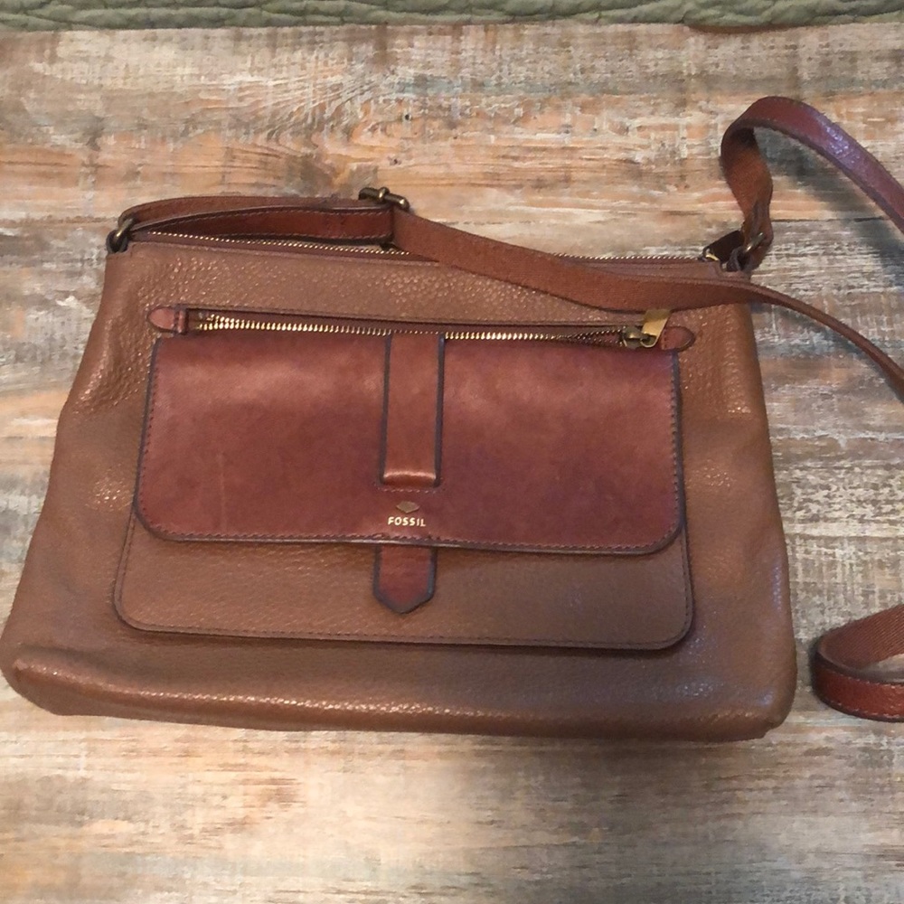 Brown Fossil purse